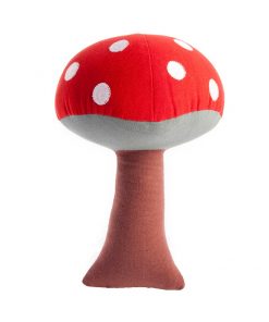 red mushroom rattle