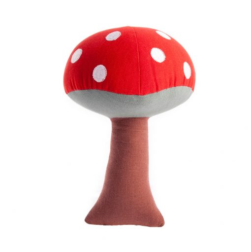 red mushroom rattle