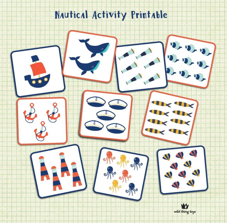 Nautical Activity Cards Wild Thing Toys