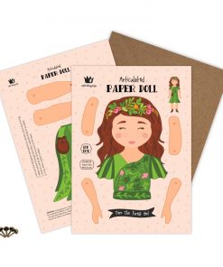 articulated paper doll puppet