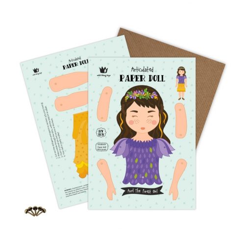 articulated paper doll puppet