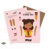 articulated paper doll toy puppet