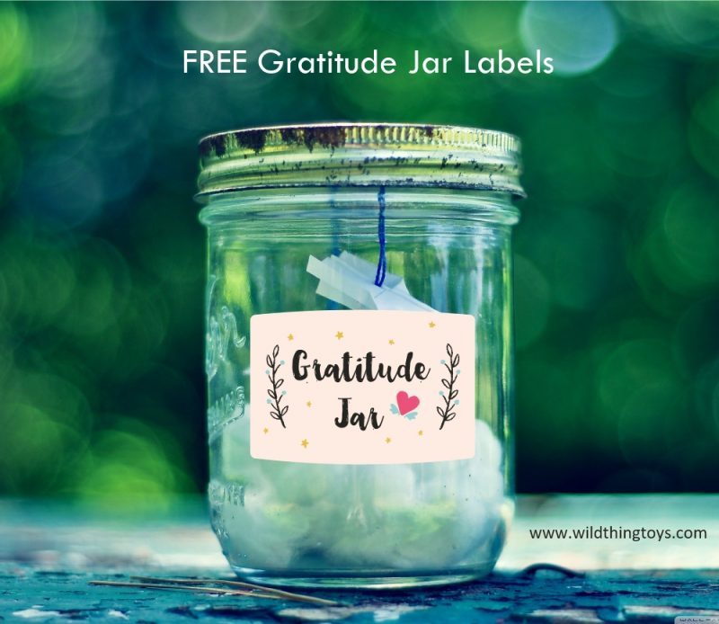 Printable Gratitude Jar Label